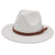 Unisex Fashion Solid Color Big Eaves Cloche Hat