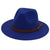 Unisex Fashion Solid Color Big Eaves Cloche Hat