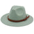 Unisex Fashion Solid Color Big Eaves Cloche Hat