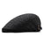 Unisex Fashion Solid Color Embroidery Curved Eaves Beret Hat