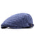 Unisex Fashion Solid Color Embroidery Curved Eaves Beret Hat