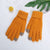 Unisex Fashion Solid Color Imitation Cashmere Gloves 1 Pair