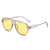 Unisex Fashion Solid Color Leopard Pc Polygon Sunglasses