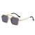 Unisex Fashion Solid Color Pc Polygon Sunglasses