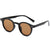 Unisex Fashion Solid Color Pc Round Frame Full Frame Sunglasses