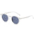 Unisex Fashion Solid Color Pc Round Frame Full Frame Sunglasses