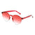 Unisex Fashion Solid Color Pc Round Frame Sunglasses