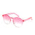 Unisex Fashion Solid Color Pc Round Frame Sunglasses