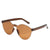 Unisex Fashion Solid Color Pc Round Frame Sunglasses