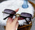 Unisex Fashion Solid Color Pc Square Frameless Sunglasses