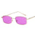 Unisex Fashion Solid Color Pc Square Full Frame Sunglasses