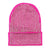 Unisex Fashion Solid Color Rhinestone Crimping Wool Cap