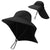 Unisex Fashion Solid Color Wide Eaves Bucket Hat