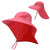 Unisex Fashion Solid Color Wide Eaves Bucket Hat