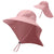 Unisex Fashion Solid Color Wide Eaves Bucket Hat