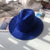 Unisex Fashion Solid Color Wide Eaves Felt Hat