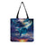 Unisex Fashion Starry Sky Butterfly Shopping Bags