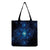 Unisex Fashion Starry Sky Butterfly Shopping Bags