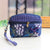 Unisex Flower Canvas Cotton Zipper Coin Purses