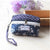 Unisex Flower Canvas Cotton Zipper Coin Purses