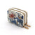 Unisex Flower Pu Leather Zipper Coin Purses