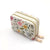 Unisex Flower Pu Leather Zipper Coin Purses