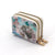 Unisex Flower Pu Leather Zipper Coin Purses