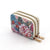 Unisex Flower Pu Leather Zipper Coin Purses