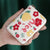 Unisex Flower Pu Leather Zipper Wallets