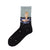 Unisex Funny Streetwear Color Block Cotton Spandex Crew Socks A Pair