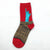 Unisex Funny Streetwear Color Block Cotton Spandex Crew Socks A Pair