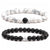 Fashion Geometric Natural Stone No Inlaid Bracelets In Bulk