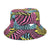 Unisex Hip-hop 3d Print Color Block Elephant Flat Eaves Bucket Hat