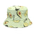 Unisex Hip-hop 3d Print Color Block Elephant Flat Eaves Bucket Hat