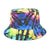 Unisex Hip-hop 3d Print Color Block Elephant Flat Eaves Bucket Hat