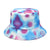 Unisex Hip-hop 3d Print Color Block Elephant Flat Eaves Bucket Hat