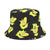 Unisex Hip-hop 3d Print Color Block Elephant Flat Eaves Bucket Hat