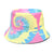 Unisex Hip-hop 3d Print Color Block Elephant Flat Eaves Bucket Hat