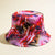 Unisex Hip-hop Colorful Printing Flat Eaves Bucket Hat