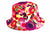 Unisex Hip-hop Commute Bear Strawberry Butterfly Printing And Dyeing Printing Wide Eaves Bucket Hat