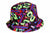 Unisex Hip-hop Commute Bear Strawberry Butterfly Printing And Dyeing Printing Wide Eaves Bucket Hat