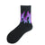 Unisex Hip-hop Flame Cotton Ankle Socks A Pair