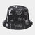 Unisex Hip-hop Retro Color Block Wide Eaves Bucket Hat