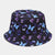 Unisex Hip-hop Retro Color Block Wide Eaves Bucket Hat