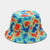 Unisex Hip-hop Retro Color Block Wide Eaves Bucket Hat