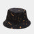 Unisex Hip-hop Retro Color Block Wide Eaves Bucket Hat