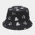 Unisex Hip-hop Retro Color Block Wide Eaves Bucket Hat