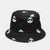 Unisex Hip-hop Retro Color Block Wide Eaves Bucket Hat