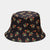 Unisex Hip-hop Retro Color Block Wide Eaves Bucket Hat