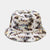 Unisex Hip-hop Retro Color Block Wide Eaves Bucket Hat